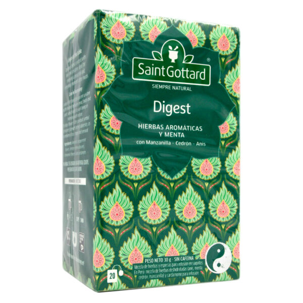 Infusión Digestive Manzanilla cedron y Anís 20 bolsas Marca Saint Gottard