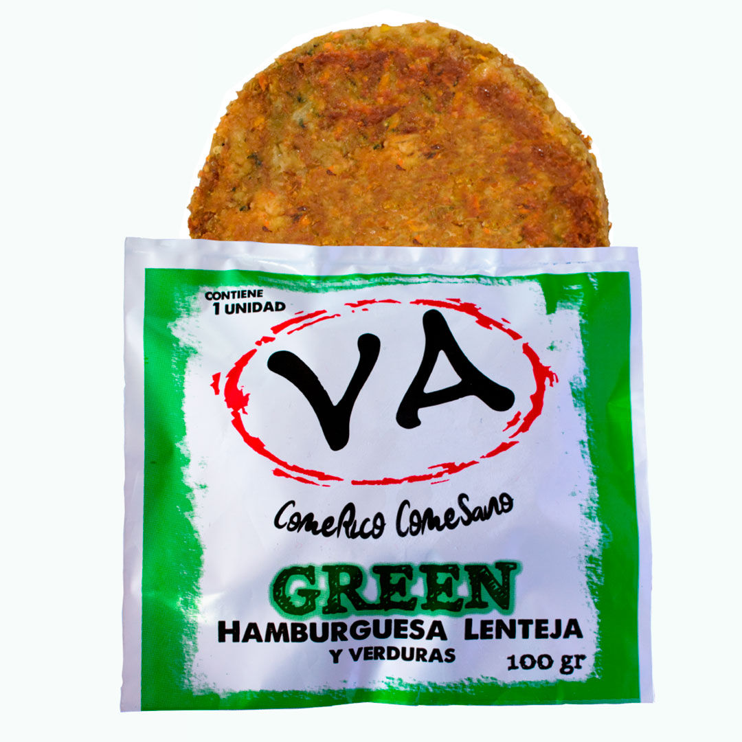 Hamburguesa Vegana de Lenteja y Verduras 100 grs marca ...