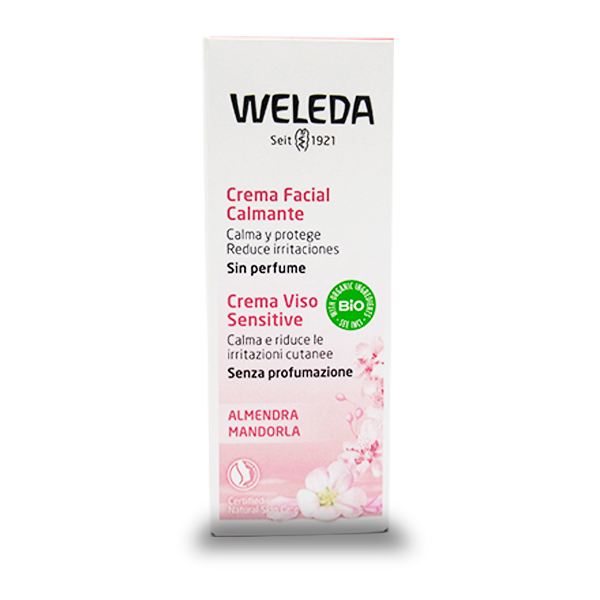 crema facial calmante weleda