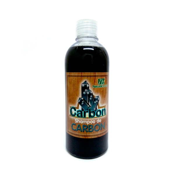 Shampoo de Carbón  400 ml marca Natural Herbal