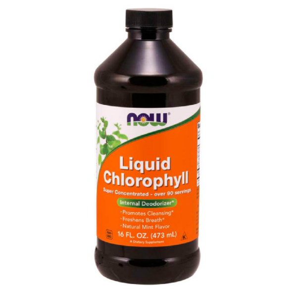 Clorofila Liquida Súper Concentrada 473 ml marca Now