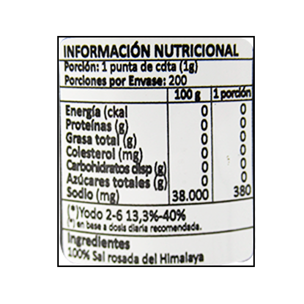 Molinillo Sal Rosada de Himalaya 200 grs marca Los Boldos - Imagen 2