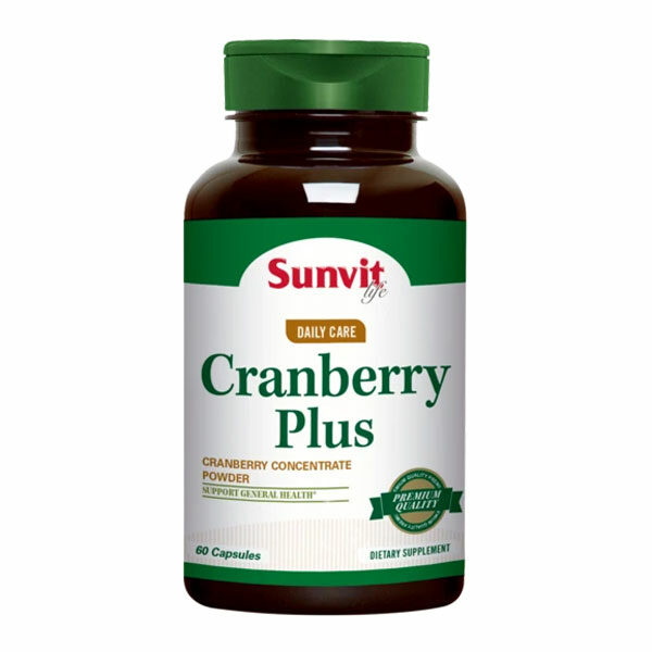 Cranberry Plus 60 cápsulas marca Sunvit
