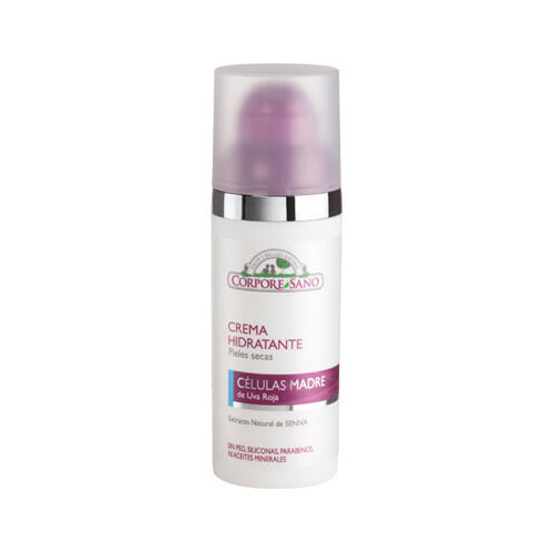 Crema Hidratante facial pieles secas celulas madre de Uva Roja 50 ml marca Corpore Sano