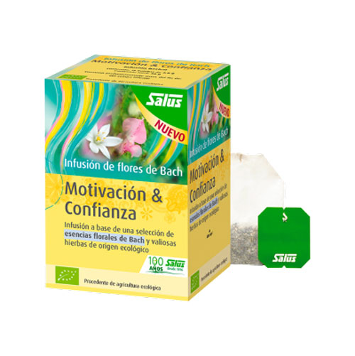 Infusión de Flores de Bach Motivacion y Confianza 15 bolsitas marca Salus