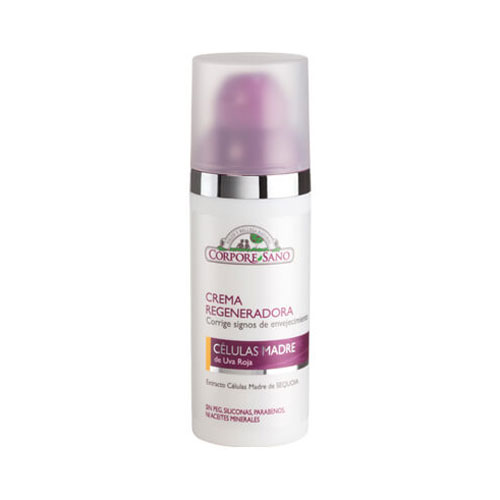Crema Regeneradora facial celulas madre de Uva Roja 55 ml marca Corpore Sano