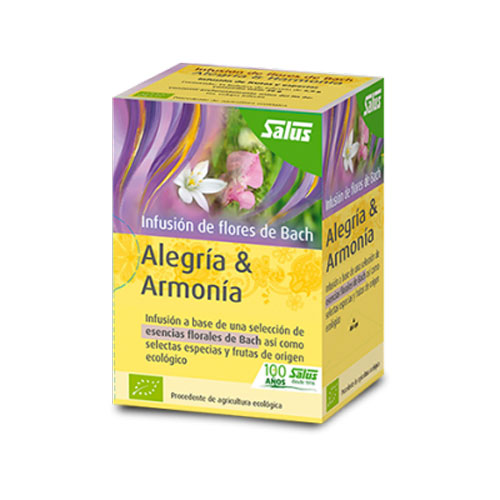 Infusión de Flores de Bach Alegria y Armonia 15 bolsitas marca Salus