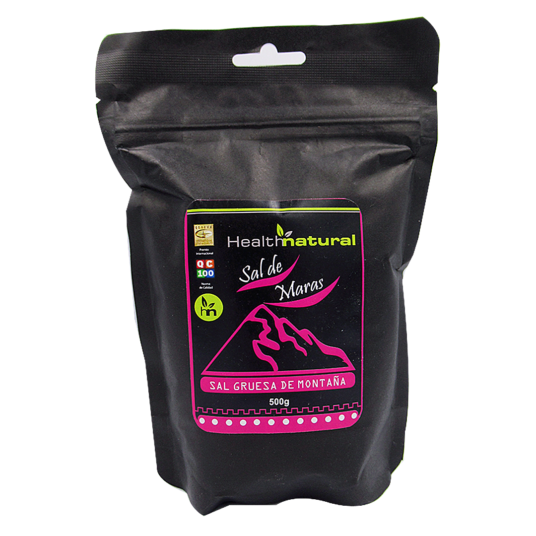Sal de Maras Gruesa 500 grs marca Heath Natural