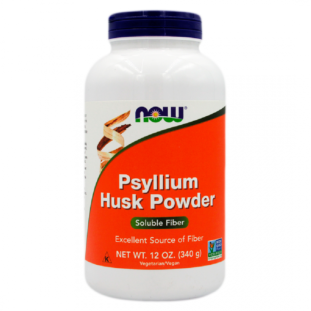 Psyllium Husk en polvo, 340 grs, marca Now Tremus