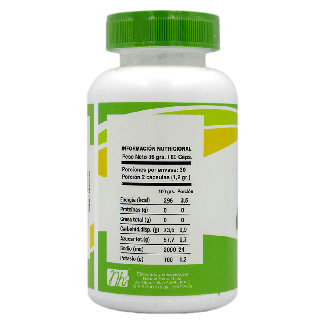 Potasio 60 cápsulas Marca Natural Herbal - Imagen 2