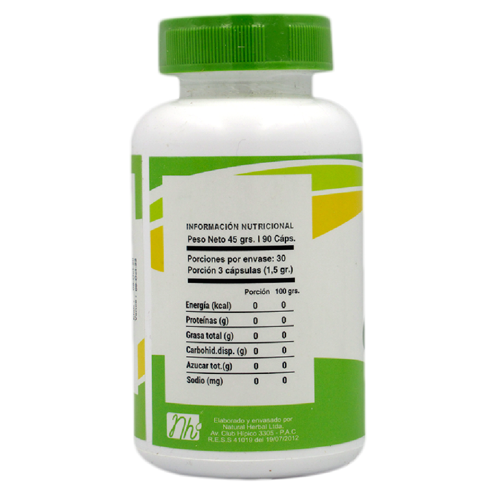 Zeolita, 60 cápsulas, Marca Natural Herbal