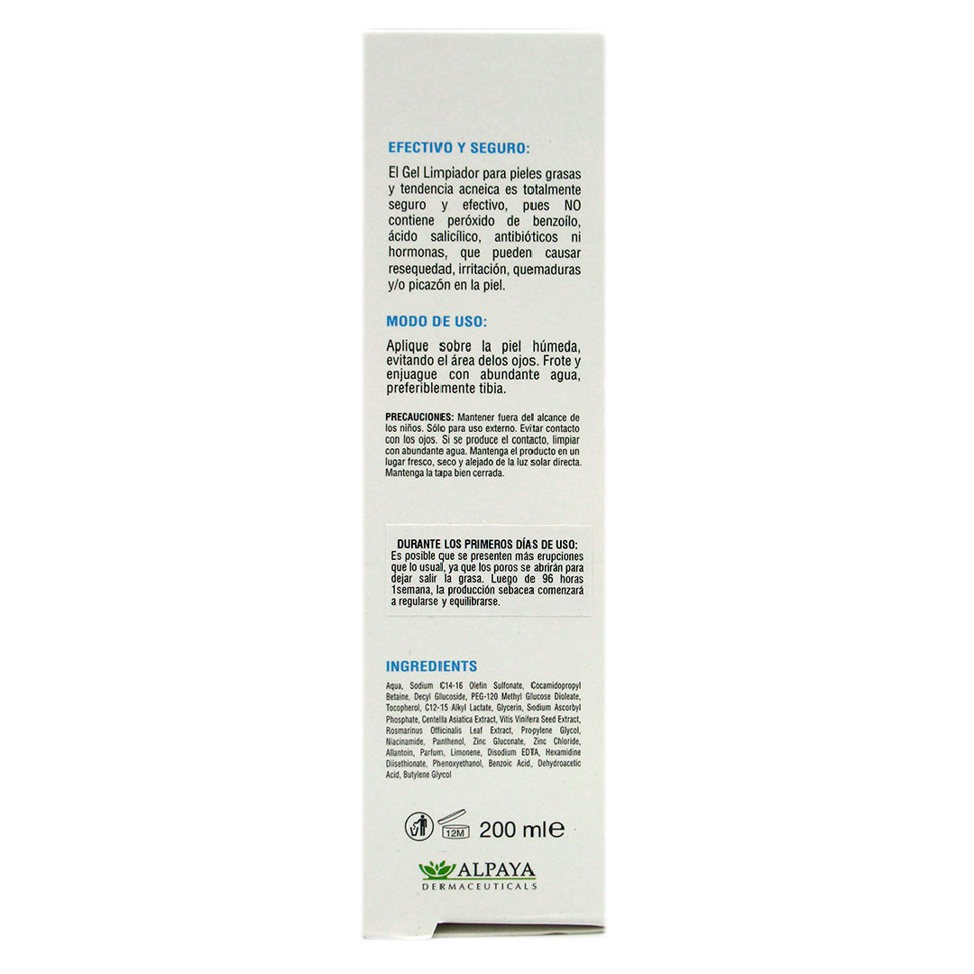 Gel de Limpieza Facial Antiacne, 200 ml, marca Acnevit Tremus