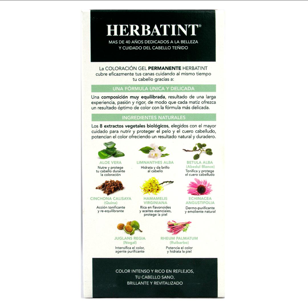Tinte Gel Vegetal 7C Cabello Rubio Ceniza sin amoniaco150 ml marca Herbatint - Imagen 2
