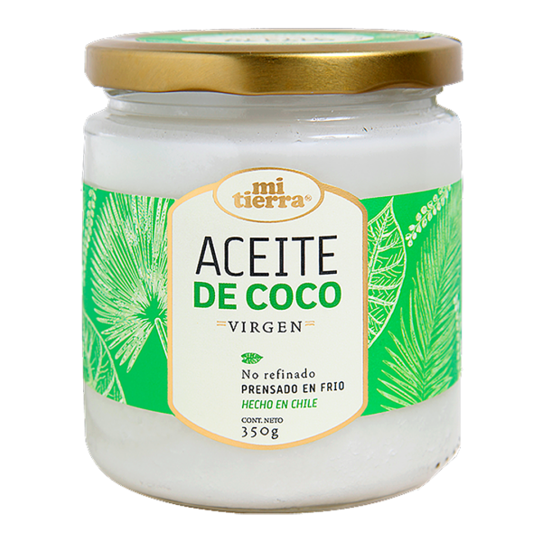 Aceite de Coco no Refinado 350 grs Marca Mi Tierra