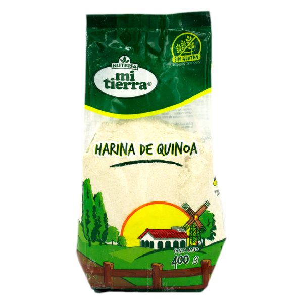 Harina de Quinoa 400 grs Marca Mi Tierra