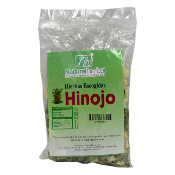 Hinojo Hierba 40 grs Marca Natural Herbal