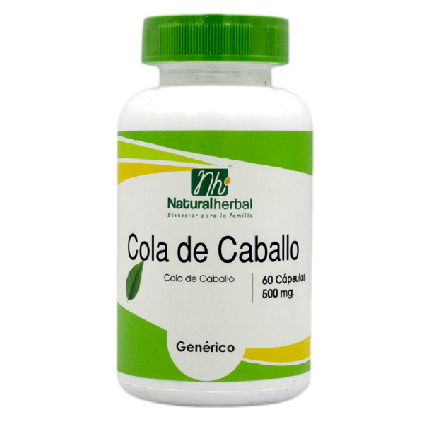 Cola de Caballo 60 capsulas marca Natural Herbal