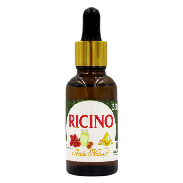Aceite de Ricino 100% Puro 30 ml Marca Natural Herbal