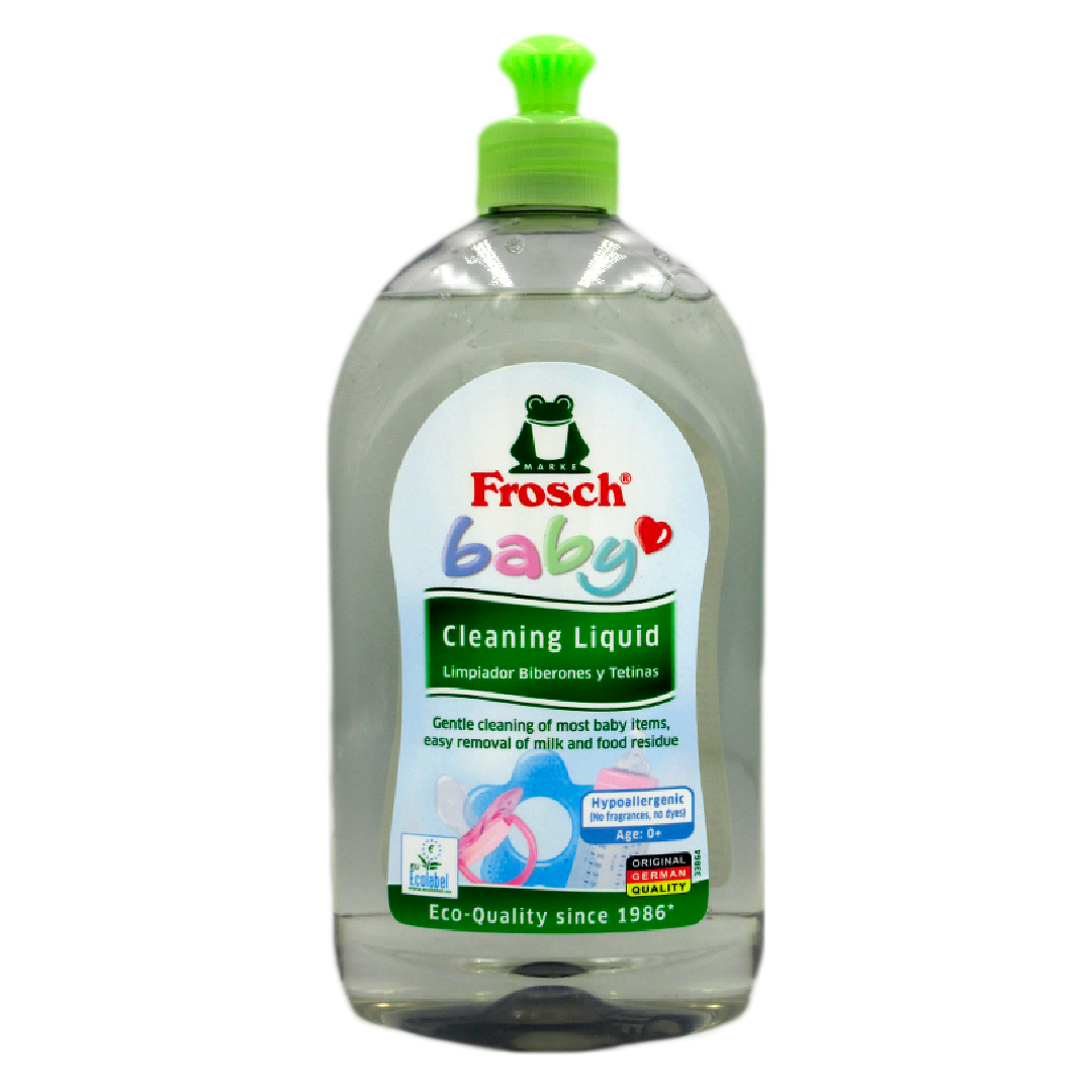 Limpiador Ecologico Biberones y tetinas para bebe, 500 ml, marca Frosch -  Tremus