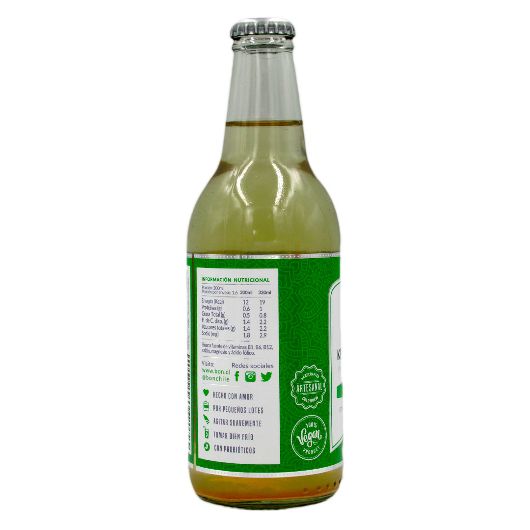Kefir Vegano Sabor Menta Limon 330 ml Marca Bon - Imagen 2