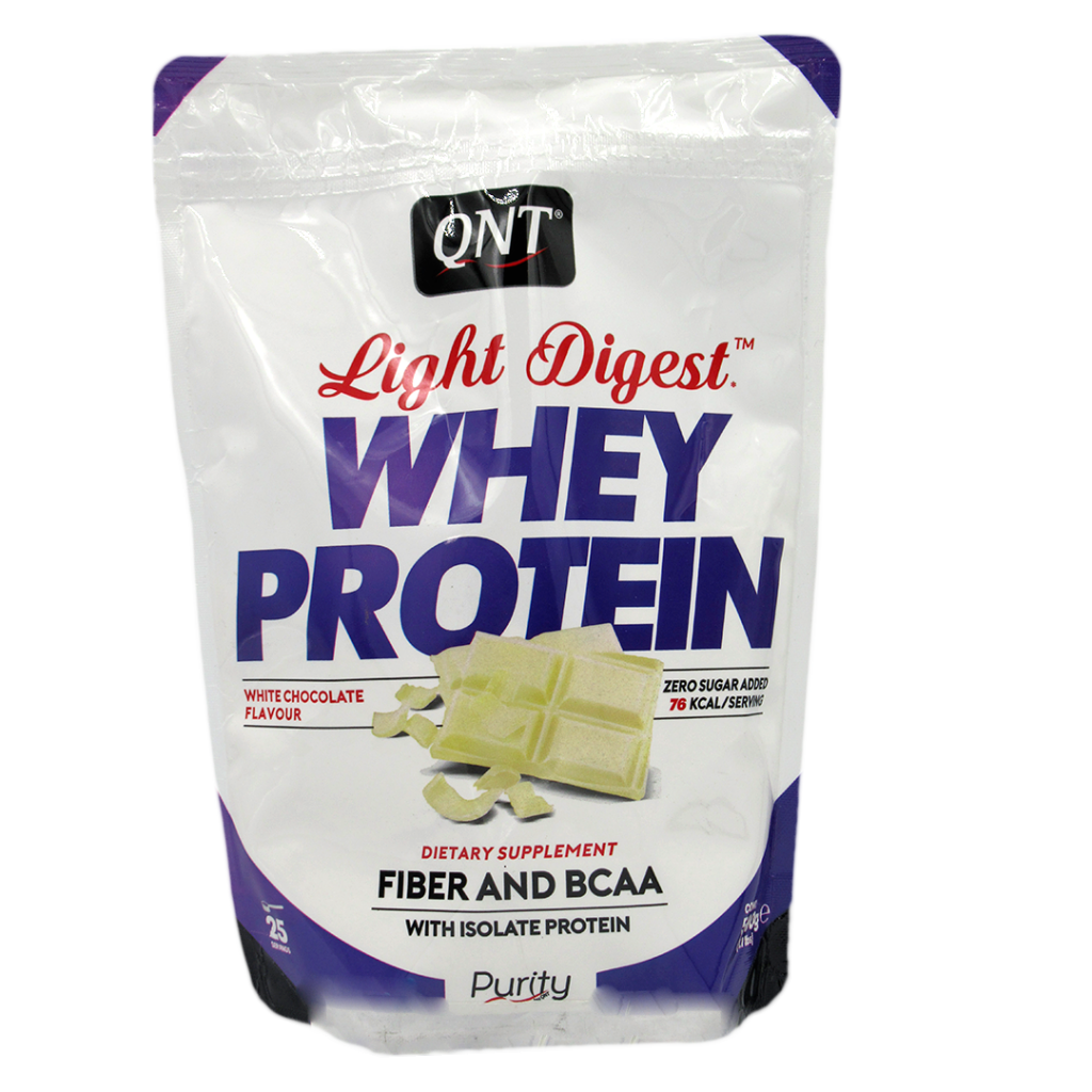 Whey Protein Light Digestive, Sin Gluten, Sabor Chocolate Blanco, 500