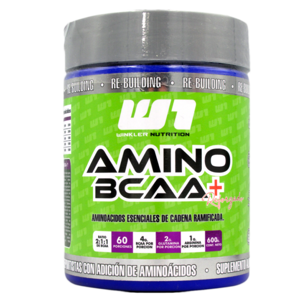 Amino BCAA Sabor Uva 600 Grs Marca Winkler Nutrition