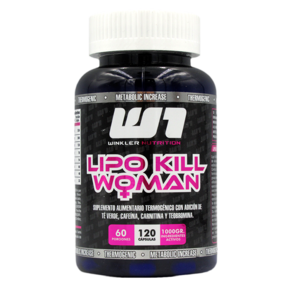 Lipo Kill Woman, 120 Capsulas, Marca Winkler Nutrition