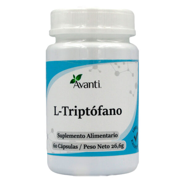 L- Triptofano 60 Capsulas Marca Avanti