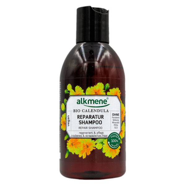 Shampoo Bio Reparador Calendula Vegano 250 ml Marca Alkmene