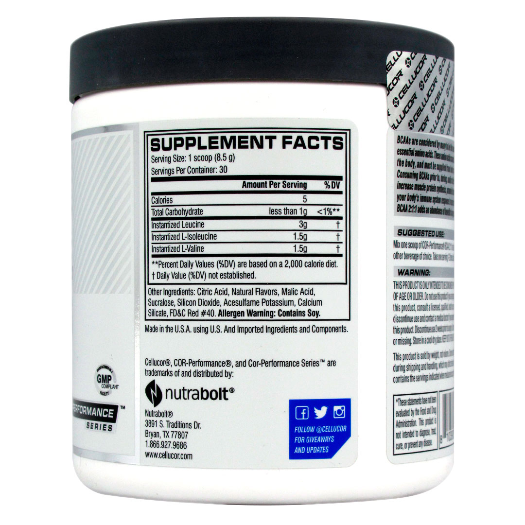 BCAA , Suplemento Dietario, Sabor Cherry Limeade, 255 Grs, Marca