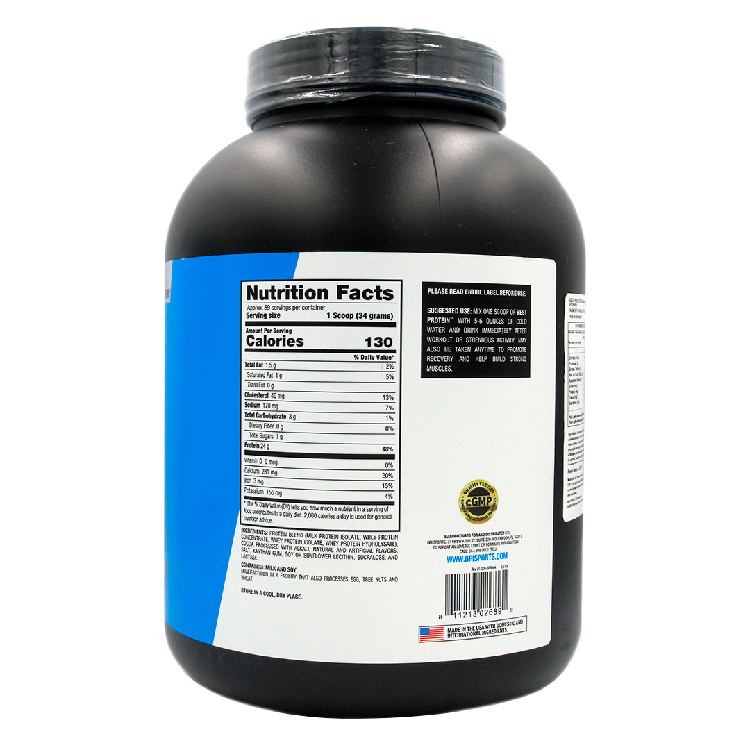 Best Protein Sin Lactosa Sabor Chocolate Brownie 23 Kg Marca Bpi 2 Best Protein Sin Lactosa Sabor Chocolate Brownie 23 Kg Marca Bpi - Imagen 2