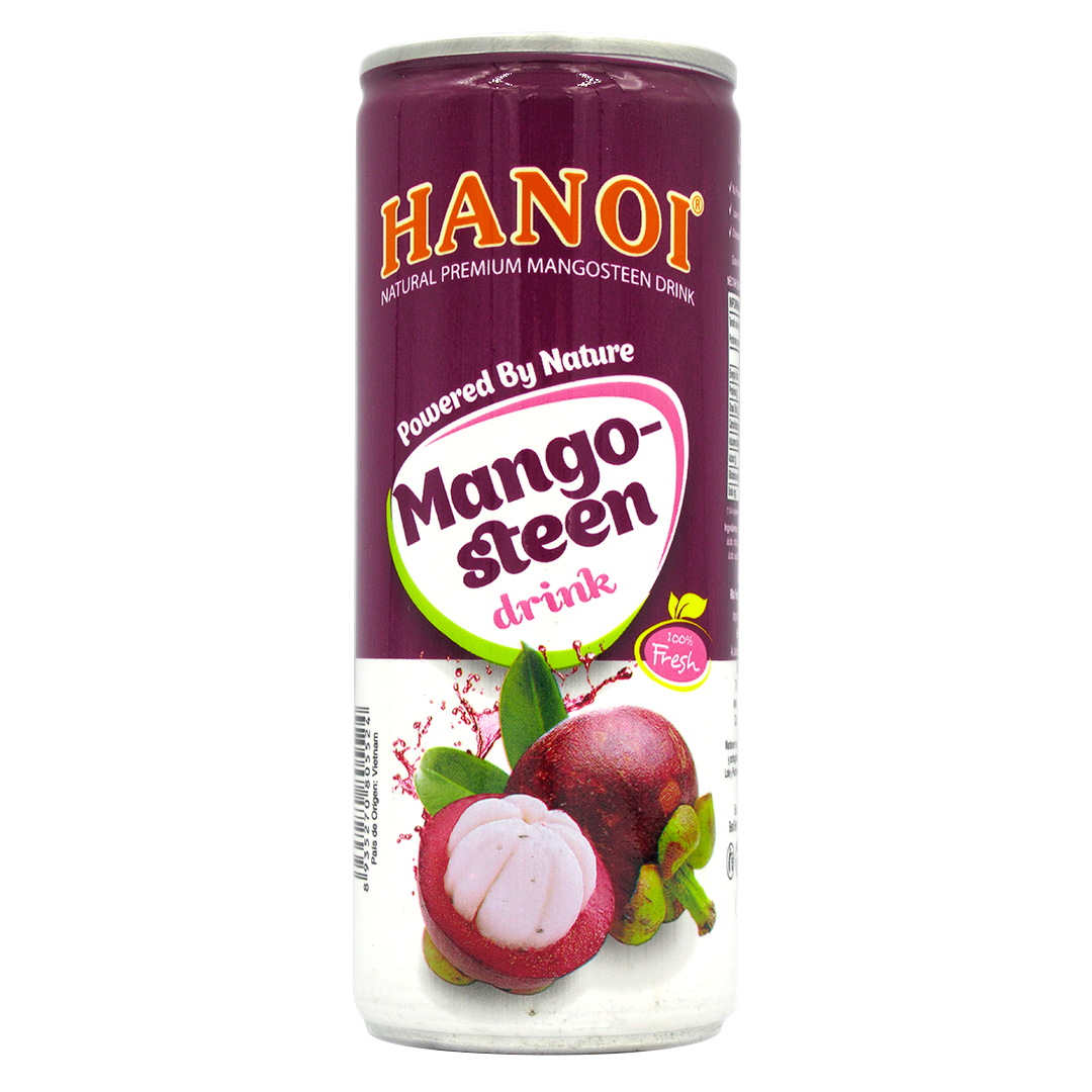 Jugo de Mangosteen, Sin Azucar, Sin Gluten, Vegano, 250 ml, Marca Hanoi 1 Jugo de Mangosteen, Sin Azucar, Sin Gluten, Vegano, 250 ml, Marca Hanoi