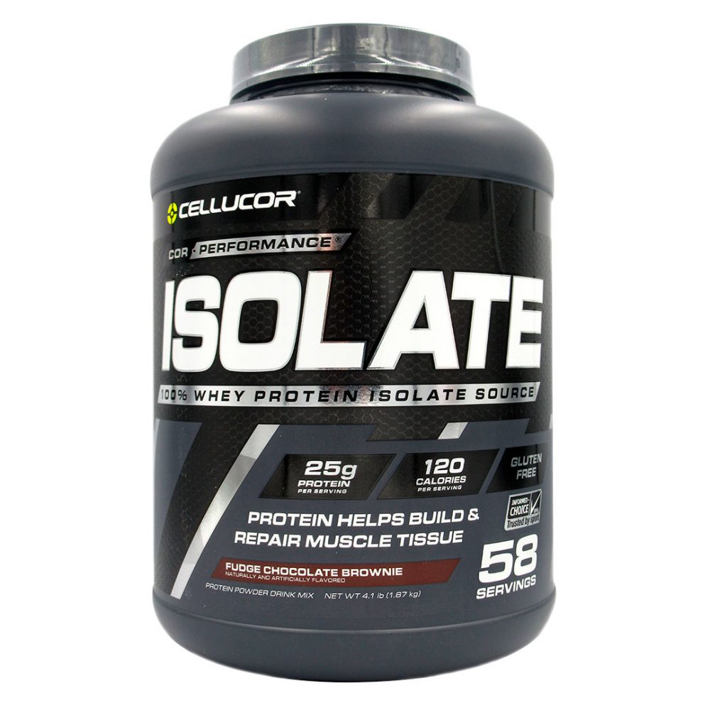 Proteina 100 Whey Isolate, Sin Gluten, Sabor Chocolate Brownie, 1,87