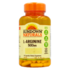 L- Arginina Sin Gluten Sin Gmo 500 mg 90 Capsulas Marca Sundown 5 FRENTE 3020529