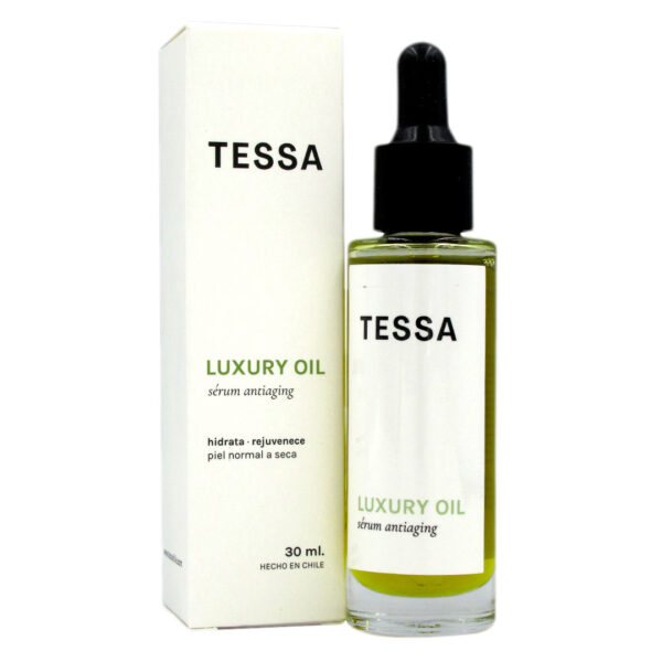 Luxury Oil Aceites de Onagra Girasol Avellana Chilena Zanahoria y Palta 30 ml Marca Tessa