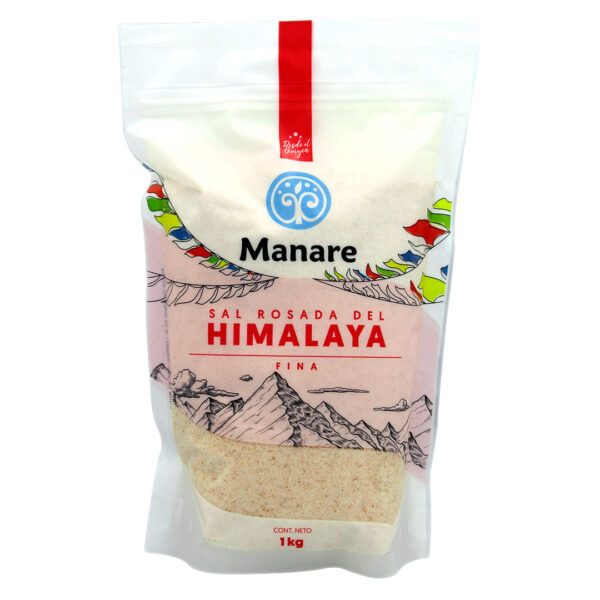 Sal Rosada del Himalaya Fina 1 kgrs marca Manare