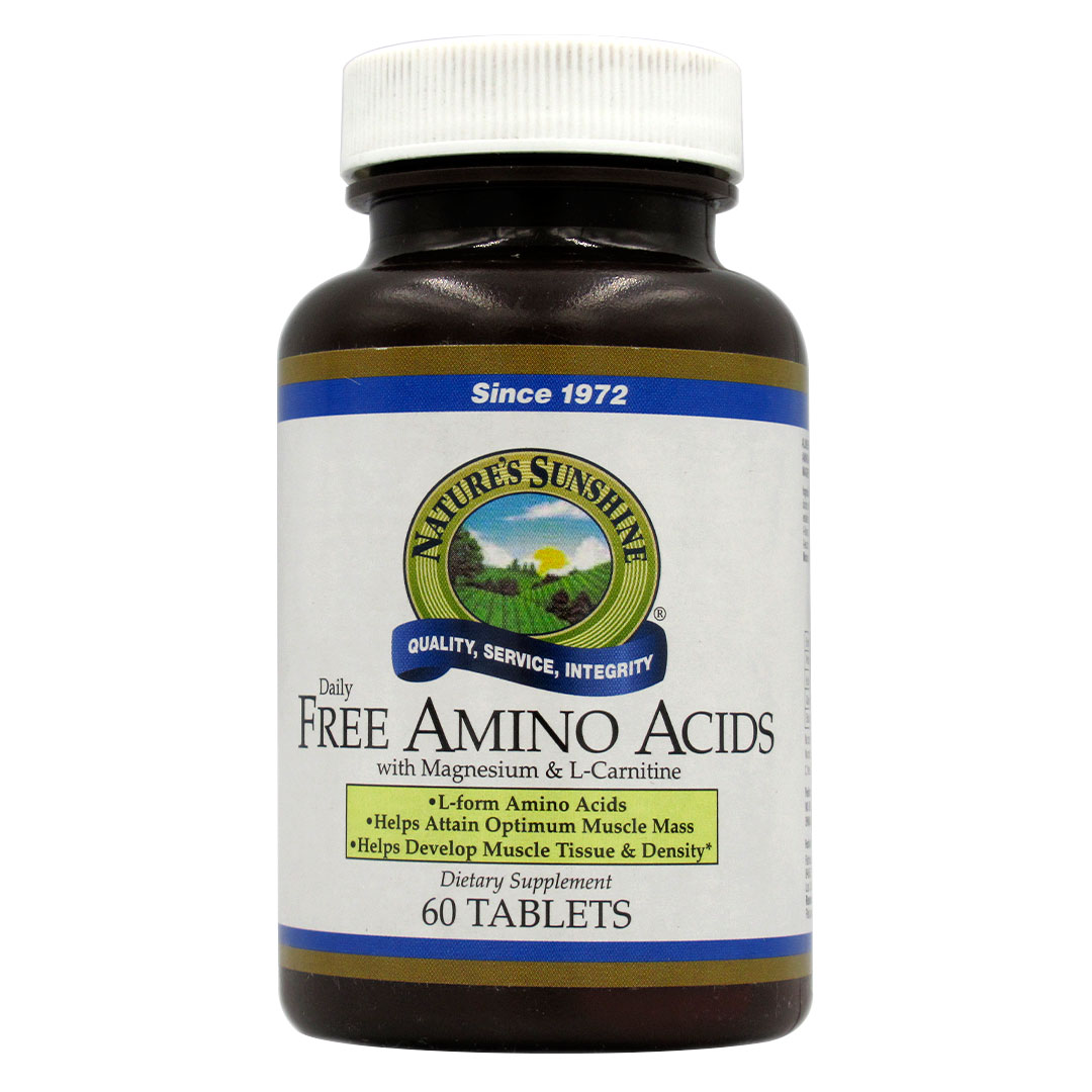 Free Amino Acids con Magnesio y L carnitina 60 Capsulas Marca Nature sunshine 1 Free Amino Acids con Magnesio y L carnitina 60 Capsulas Marca Nature sunshine