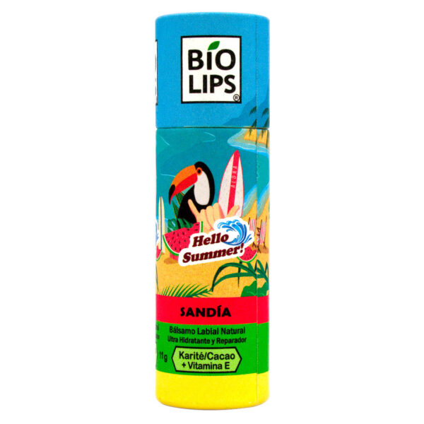 Biolips Sandia con Vitamina E Color Natural 11 grs Marca Biolips