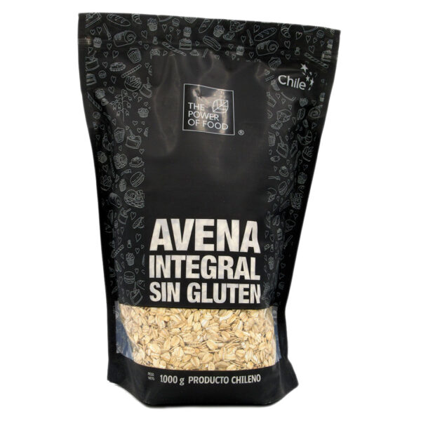 Avena Integral Sin Gluten 1 kg marca The Power Of Food