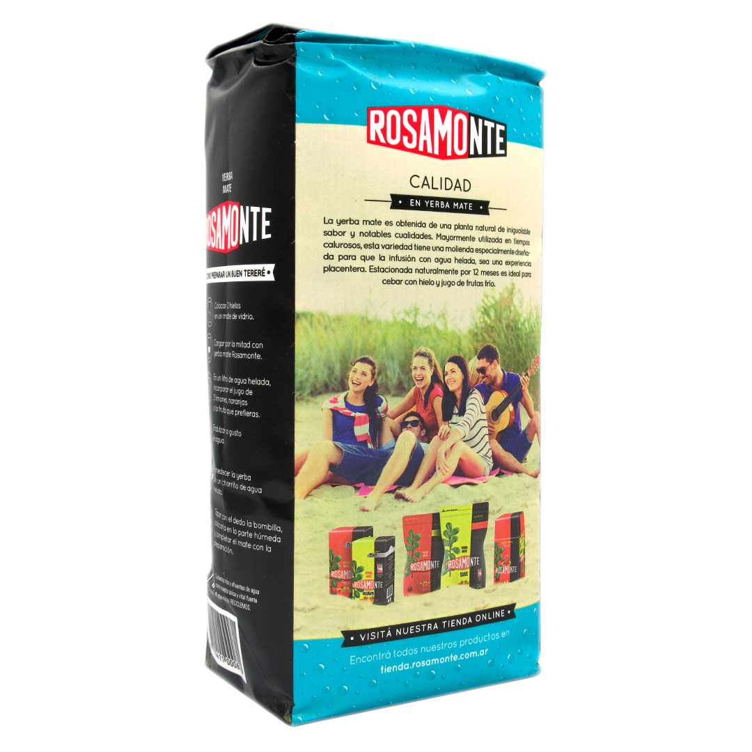 Yerba Mate Terere Sin Gluten 500 Grs Marca Rosamonte