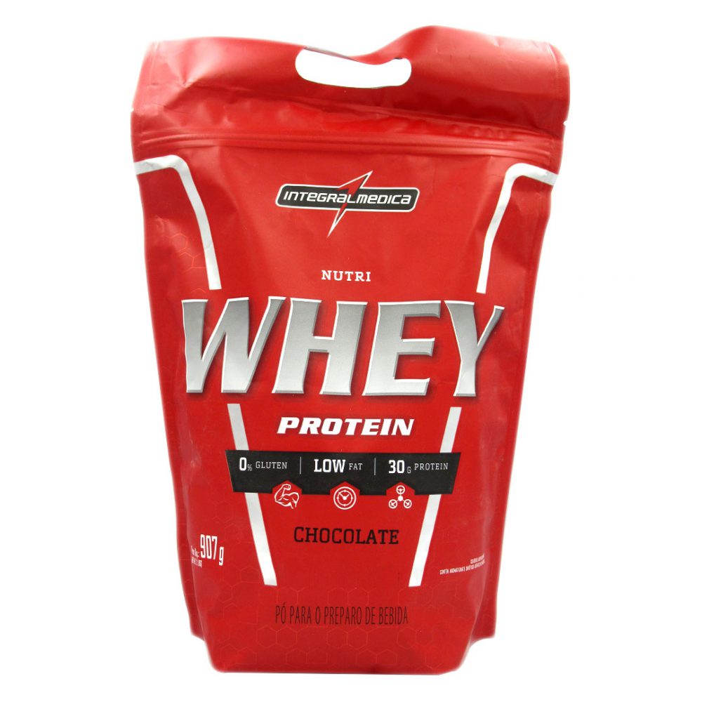 Nutri Whey Protein Sabor Chocolate 907 Grs Marca Integralmedica Tremus