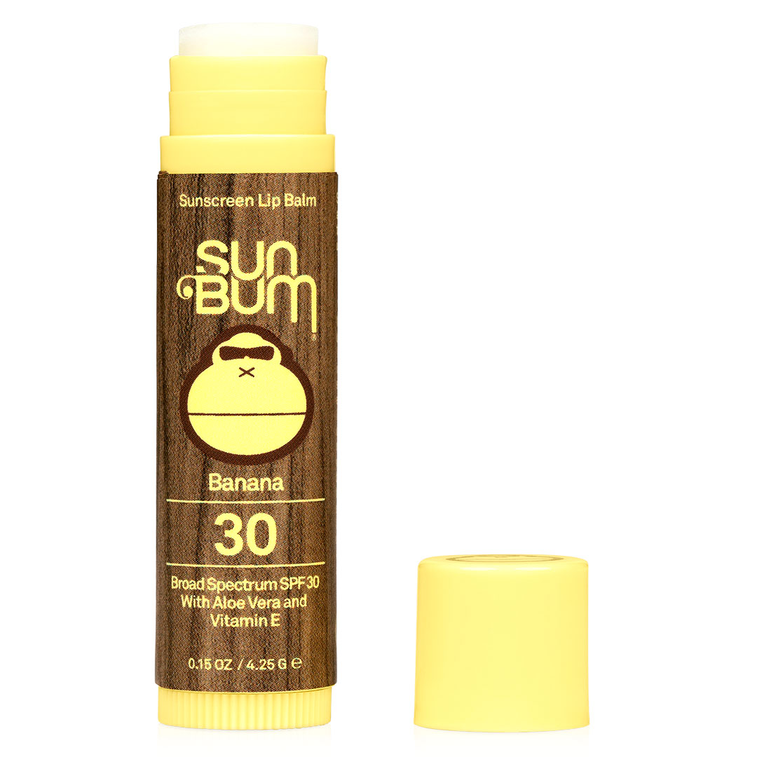 Balsamo Labial Factor Solar 30 Sabor Banana 425 gr Marca Sun Bum - Imagen 3