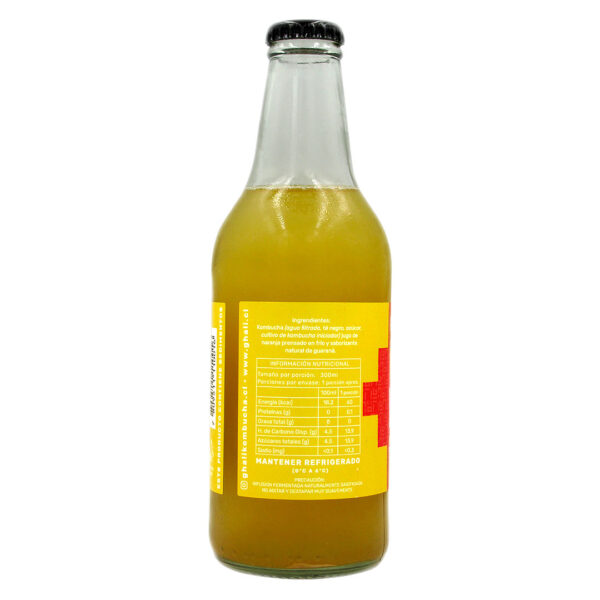 Kombucha Guaraná 330 ml marca Ghali 3 ETIQUETA 1190218