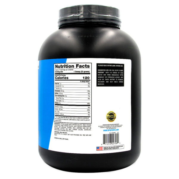 Best Protein Sin Lactosa Sabor Frutilla 5,2 lbs 2,37 kg Marca Bpi 3 ETIQUETA 2011364