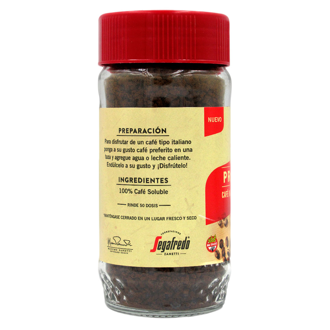 Café Instantaneo Tipo Italiano, PREFERITO, Tostado Natural