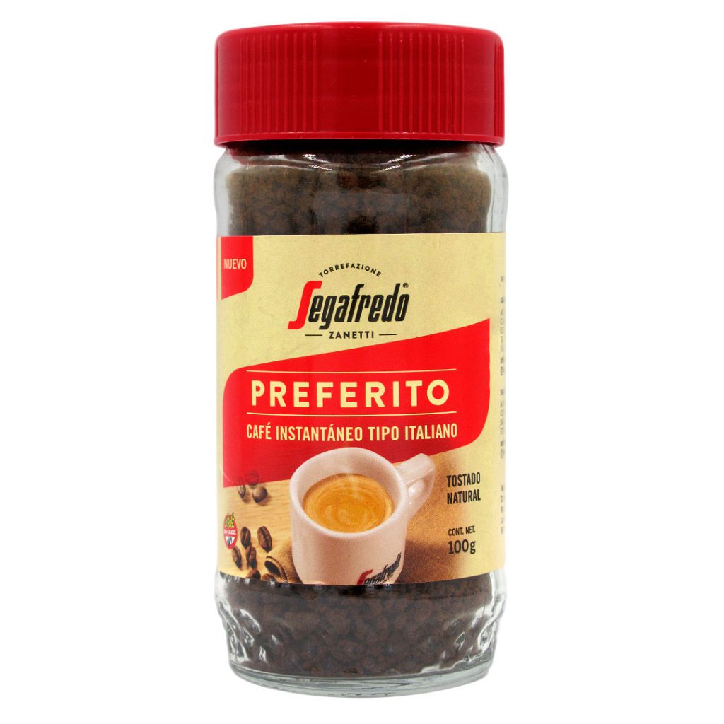 Café Instantaneo Tipo Italiano, PREFERITO, Tostado Natural