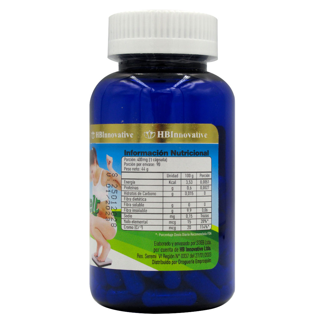 Adelgazante SpiruSbelt, 90 Capsulas, marca HBInnovative - Imagen 2