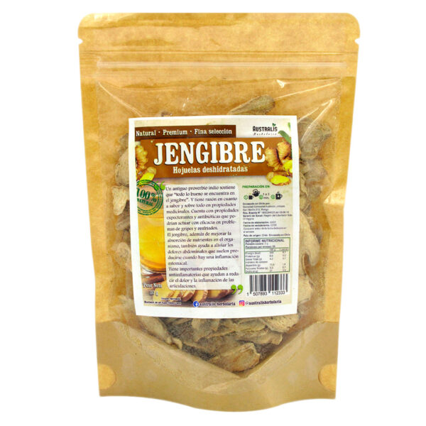 Jengibre en hojuela 110 Grs Marca Australis