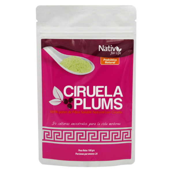 Ciruela en Polvo Sin Glúten  100 grs Marca Nativ for Life