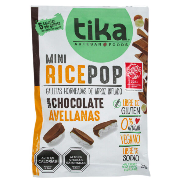 Galleta de Arroz Sabor Chocolate Avellanas Vegano 0 Azucar Añadida Libre de Sodio Libre de Gluten 22